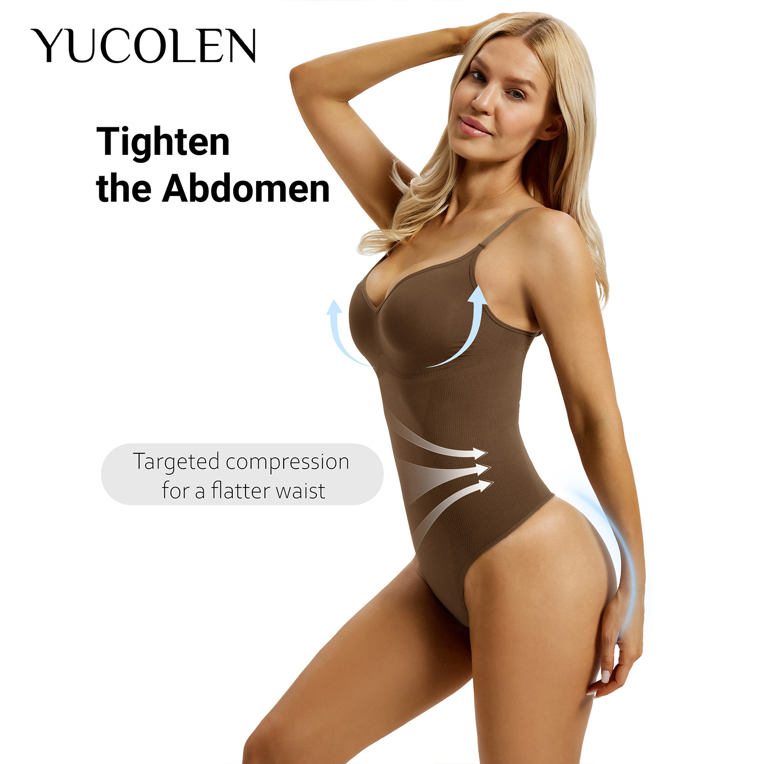 YUCOLEN Bodysuit Wanita Model  - Shapewear Bodysuit Firm ulasan dan harga