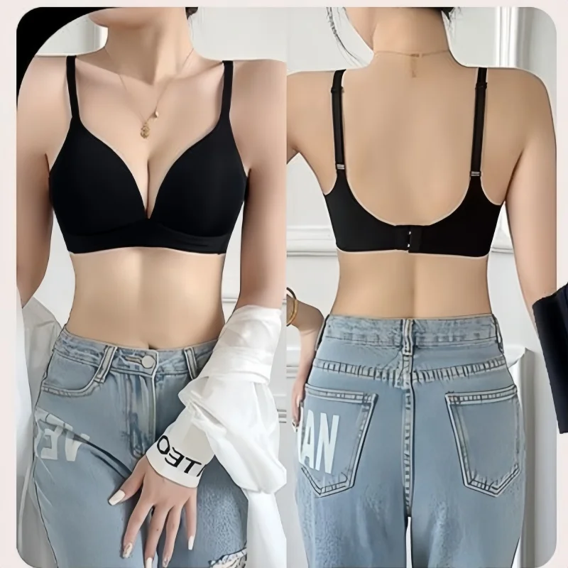 Bra Push-Up Tanpa Jahitan Gaya - Bralette Wireless Soft ulasan dan harga