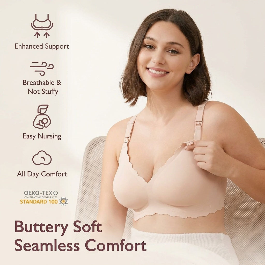 Bra Menyusui Ukuran Besar 3XL  - Nursing Bra Sleep ulasan dan harga